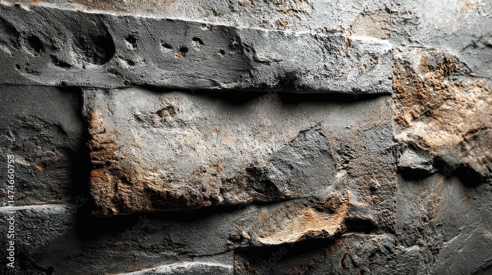 Poster plain rough gray cement textured background surface