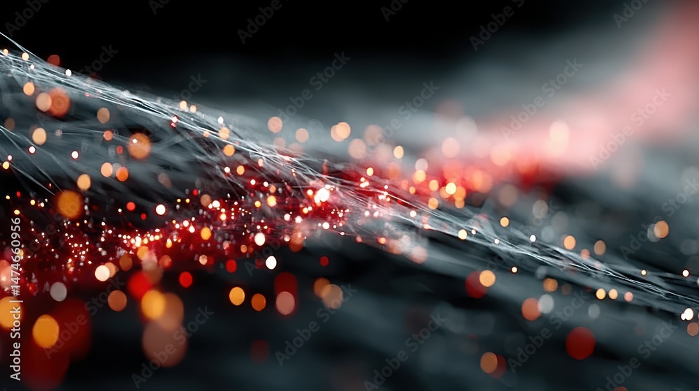 Poster plexus tech particles background is a hi tech digital dot line particle background future sci fi video material dotted line particle technology,stock photo