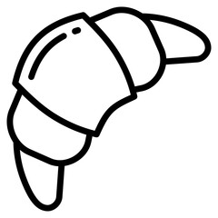 Croissant  Icon Element For Design
