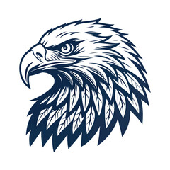 American Eagle with sunglasses vector logo for unique and bold design projects. eagle Vector Illustration of Eagle Mascot Logo