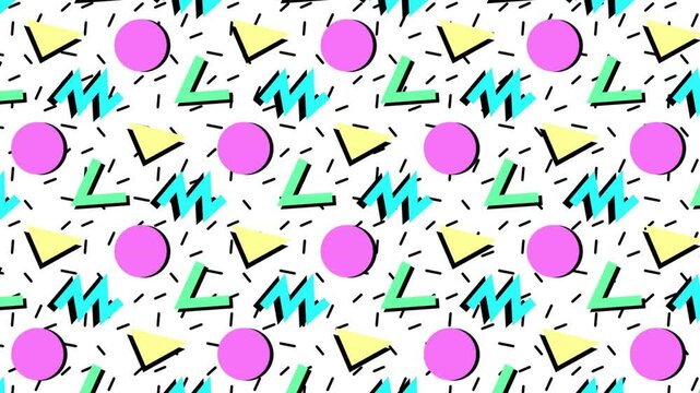 Background  90s Pattern