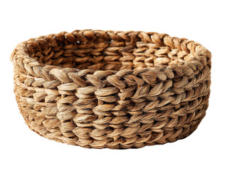 Obraz premium Woven basket, white isolate background
