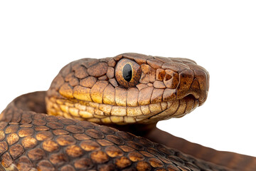Fototapeta premium Close-up of a snake showcasing unique patterns.