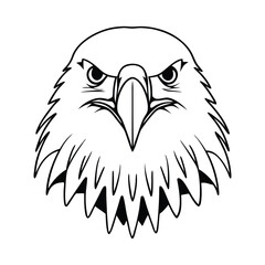 Obraz premium Eagle silhouette set vector design big pack of bird illustration and icon