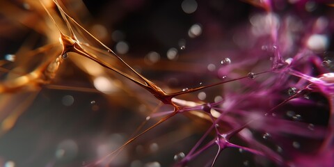 Digital background. Can be used in the description of network abilities, technological processes, digital storages, science, education, etc