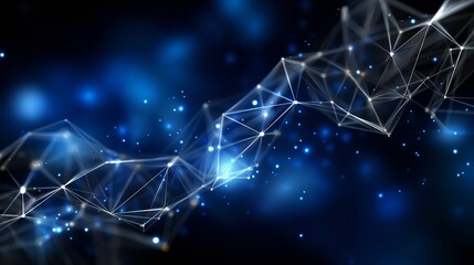 Fototapeta premium Digital background. Can be used in the description of network abilities, technological processes, digital storages, science, education, etc