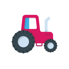 Tractor Vector icon