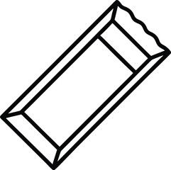 vector illustration of a chocolate bar