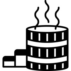 Hot Tub  glyph icon