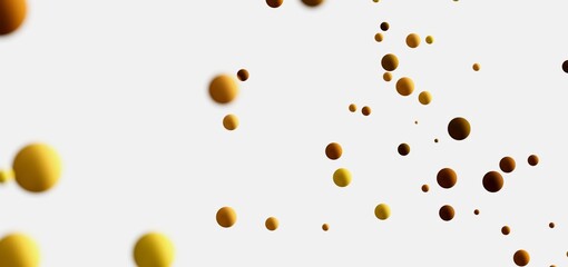 Abstract background with golden and brown bubbles. Perfect for presentations or websites.