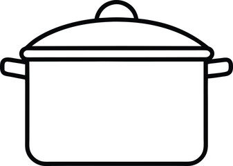cooking pot vector illustration