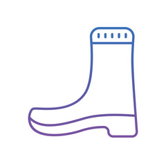 Rubbor Boot Vector icon