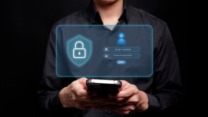 Someone tried to log in by typing their username and password.