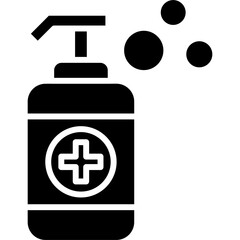Hand Sanitizer Icon Vector Element