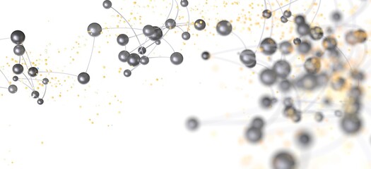 Stock photo of abstract network.  Ideal for technology, connection, and global concepts.