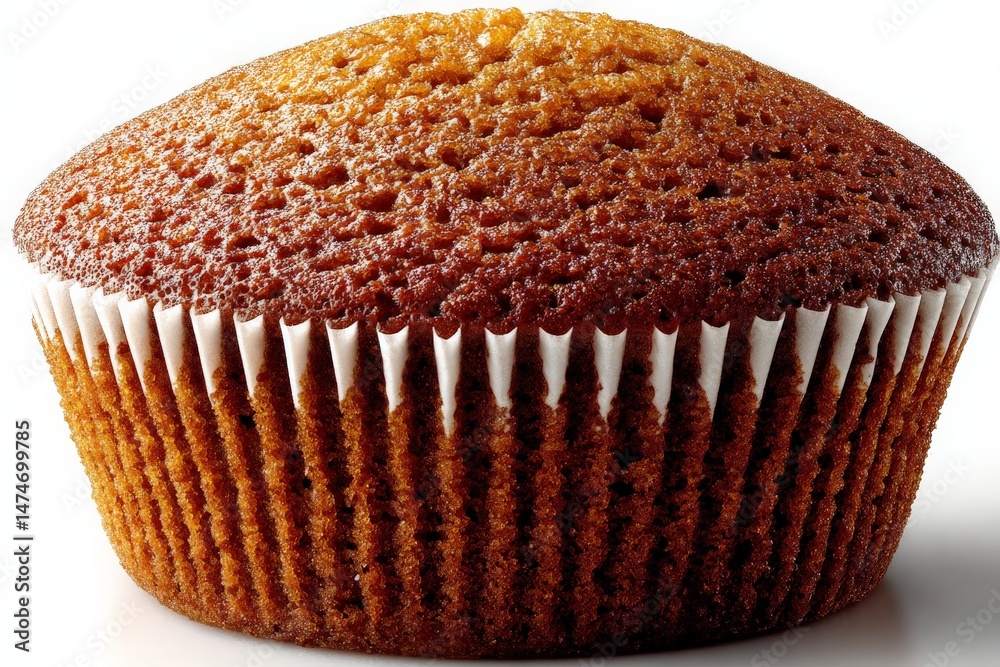 Aufkleber scrumptious golden cupcake fresh from the oven with a perfect texture and inviting aroma