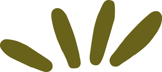 Abstract organic shape