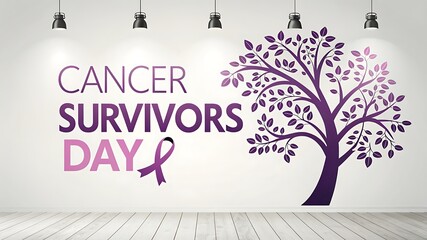 national cancer survivors day social media banner template