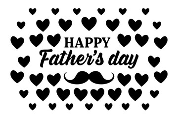 Happy Fathers Day Lettering