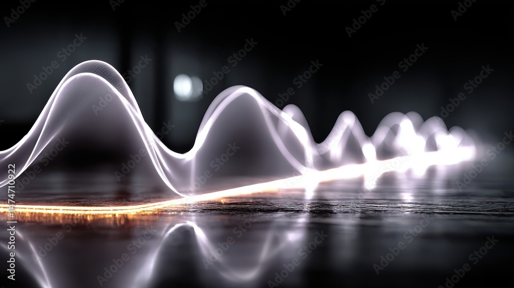 Poster technology style whit net glowing wave,glowing line glow wave,glow line , high five at gym,photo sto