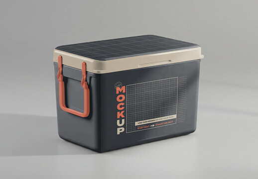 Portable Cooler Chilly Bin Mockup 02