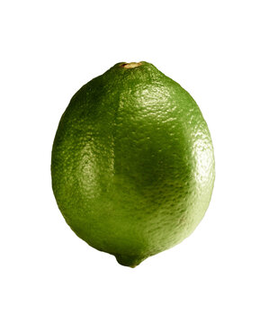 Whole Lime Isolated on Transparent Background