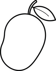 vector illustration of an mango