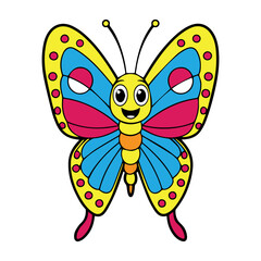 Multiple color butterfly design