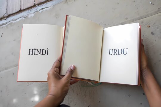 Exploring the languages of Hindi and Urdu in an open bilingual dictionary