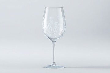 Obraz premium Elegant etched glass, perfect for a sophisticated dinner party.