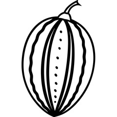 vector illustration of an apple