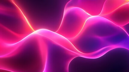 Obraz premium Abstract swirling vibrant colors in digital design.