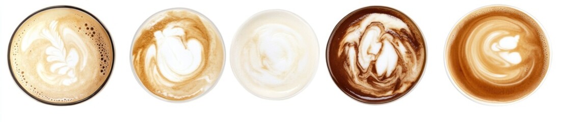 Latte Art Designs in Cups