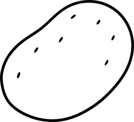potato icon vector illustration