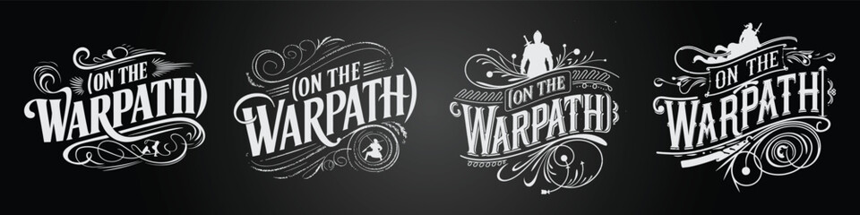 Blackboard Typography and Vintage Art with Soldier & Spy Influence