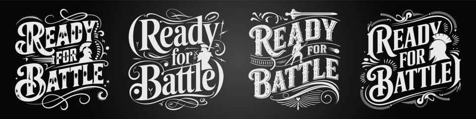 Vintage Chalkboard Design with War-Tech and Financial Impact Themes
