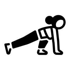 This Runner (pose) icon is suitable for Yoga, Mindfulness, Healthy Lifestyle, etc