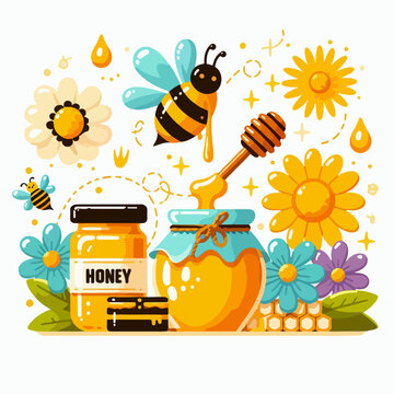 bees and honey