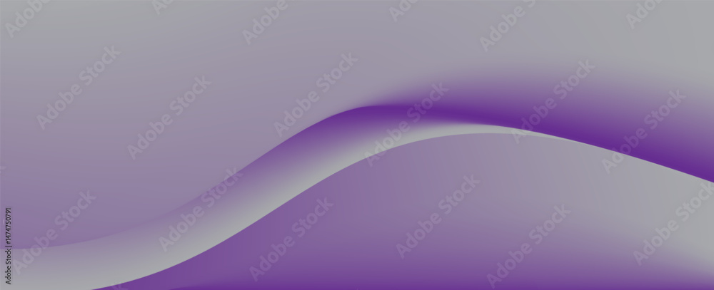 Poster vector purpel line background curve element with white space for text and message design, overlappin