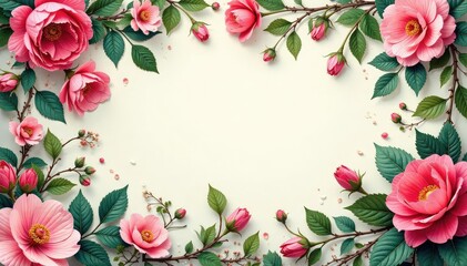 Intricate blooming flowers, vines, and leaves in a repeating pattern , fabric, floral