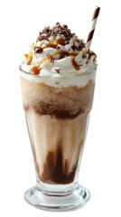 Ice Cream Frappe on Transparent Background

