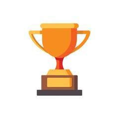 A vector illustration of Sports Trophy on white background