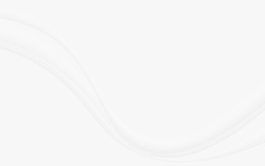 Soft white abstract wave background minimal clean design backdrop blank bright