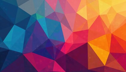 Abstract geometric shapes in vibrant colors, forming a dynamic composition , abstract design, polygons, graphic