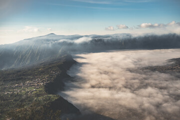 fog in the mountains
