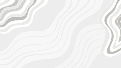 Gray Wave Neutral Background for Presentations, Vector Illustration