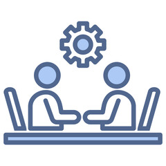 Technical Training Blue Icon