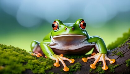 european green tree frog