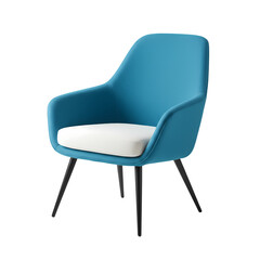 Teal Accent Chair: Modern, Mid-Century Design