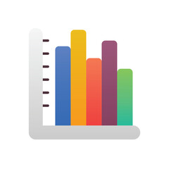 Graph Vector icon